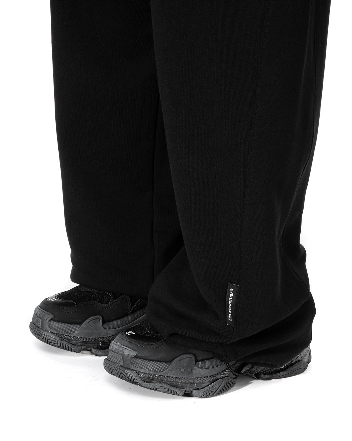 BROKENHEART Black Joggers | Blowhammer, color_black