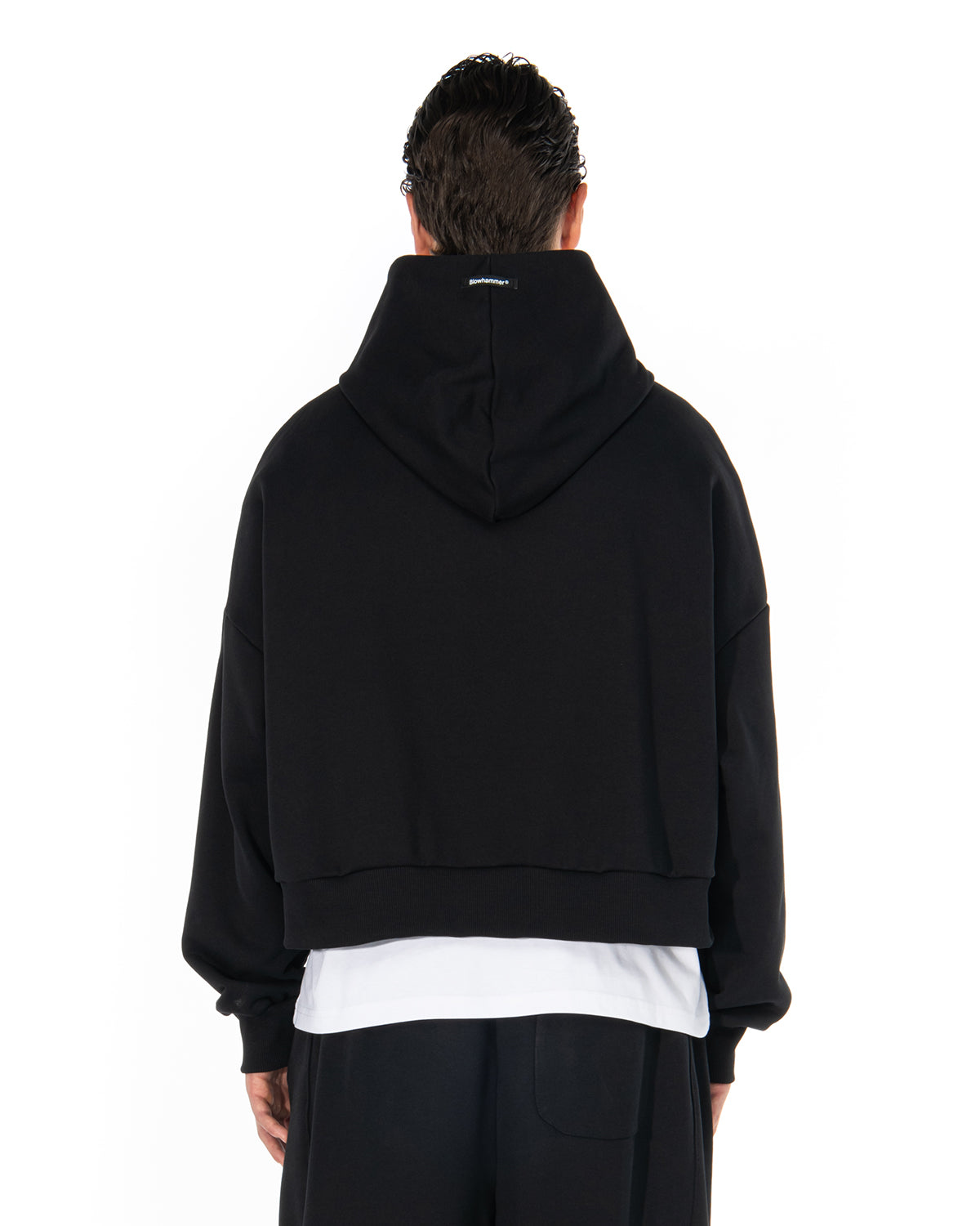 BROKENHEART Black Zip Hoodie | Blowhammer, color_black