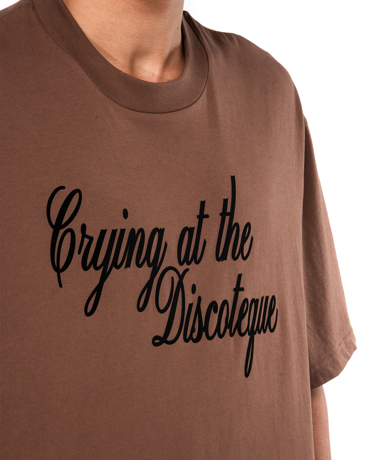 Crying@Disco T-Shirt | Blowhammer, color_brown