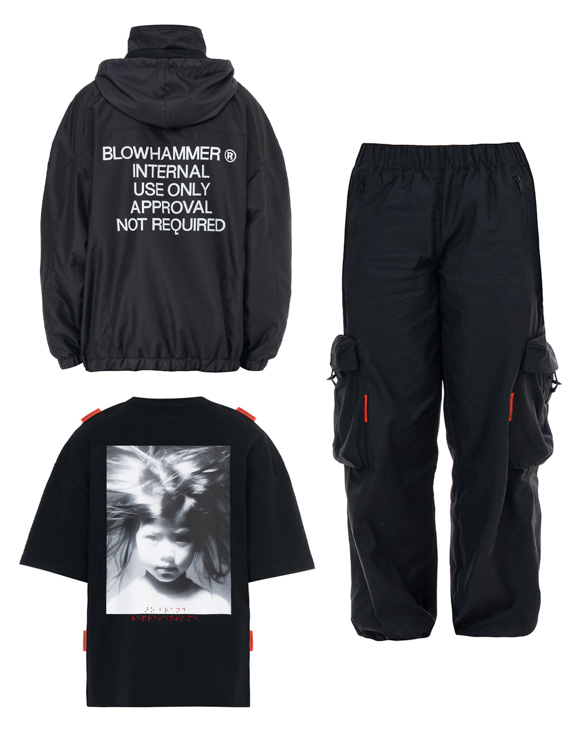 Not Required Anorak + T-Shirt + Cargo